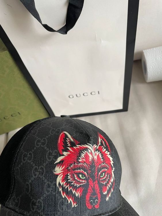 Gucci wolf clearance cap