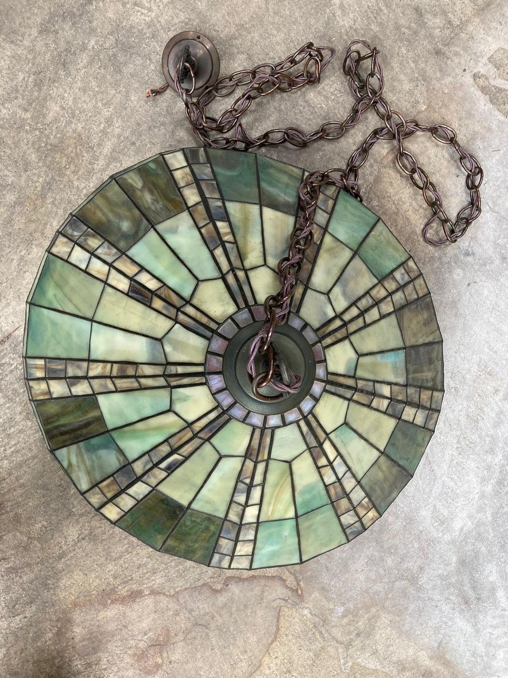 Lampen: Hängeleuchte im Tiffany Stil – Gebraucht aus Niederhelfenschwil von Chleeblatt1938 2