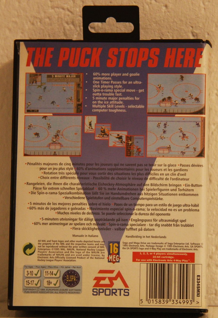 Giochi: Sega Mega Drive NHL 96 – Usato da Fisibach venduto da Retrogames24 1
