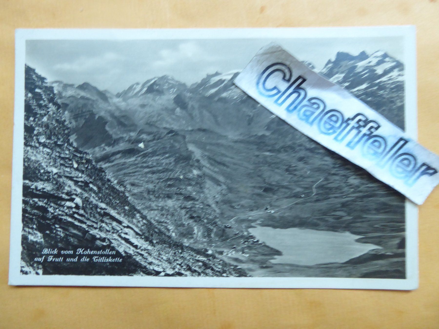 Cartoline postali: Blick vom Hohenstollen auf Frut und – Usato da Zürich venduto da Chaeffeler