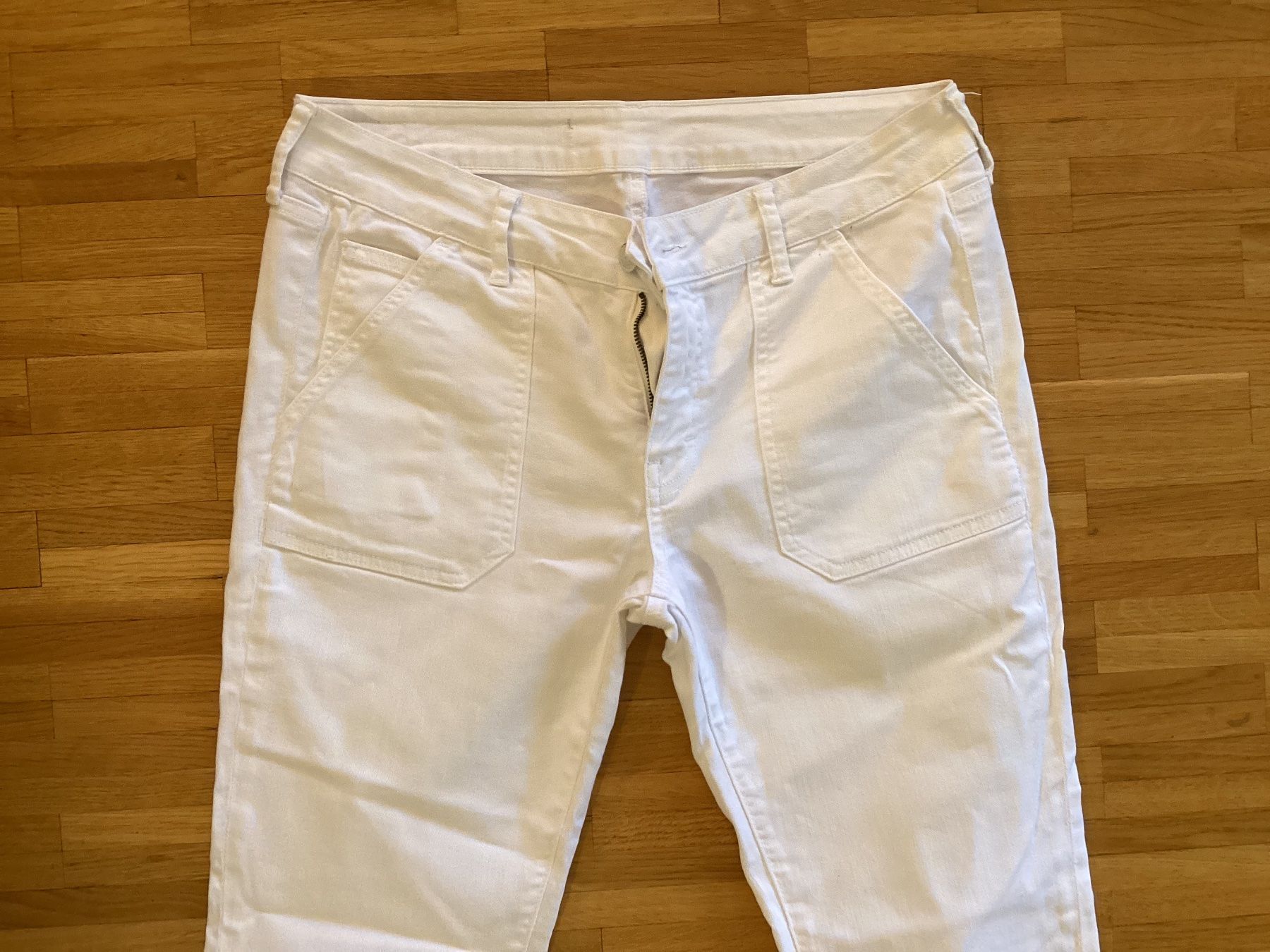 Jeans: Five Jeans, jeans blanc, style bague, 5 poches, taille 38 – Usato da Lausanne venduto da lavirgule 2