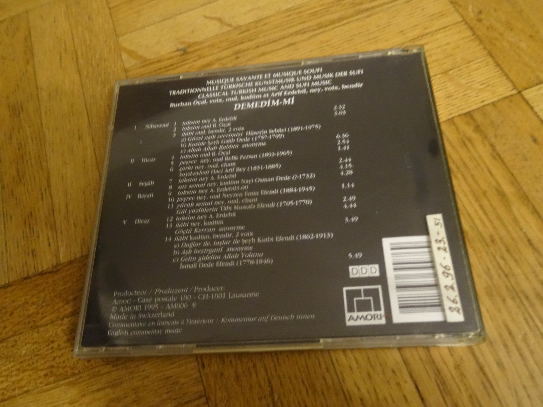 CD: Demedim-Mi - Burhan Öcal Arif Erdebil CD – Usato da Olten venduto da Disc-Ausverkauf 1