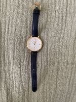 Fossil Uhr blau/gold