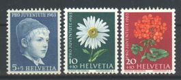 1963, Pro Juventute, Papier ohne Leuchtstoff **