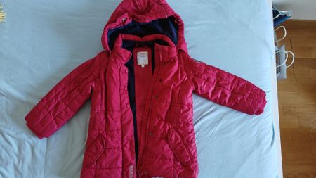Kinder Jacke s.Oliver rot gemustert Grösse 104