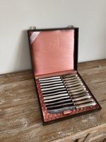 Besteckmesser 12-teilig Silberauflage 90 mit Box gebraucht