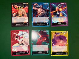 OP17 One Piece Sammelkarten Playset All OP17 Leader