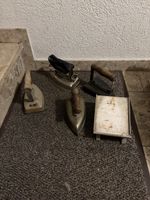 Alte Bügeleisen Sammlung, Retro Charme