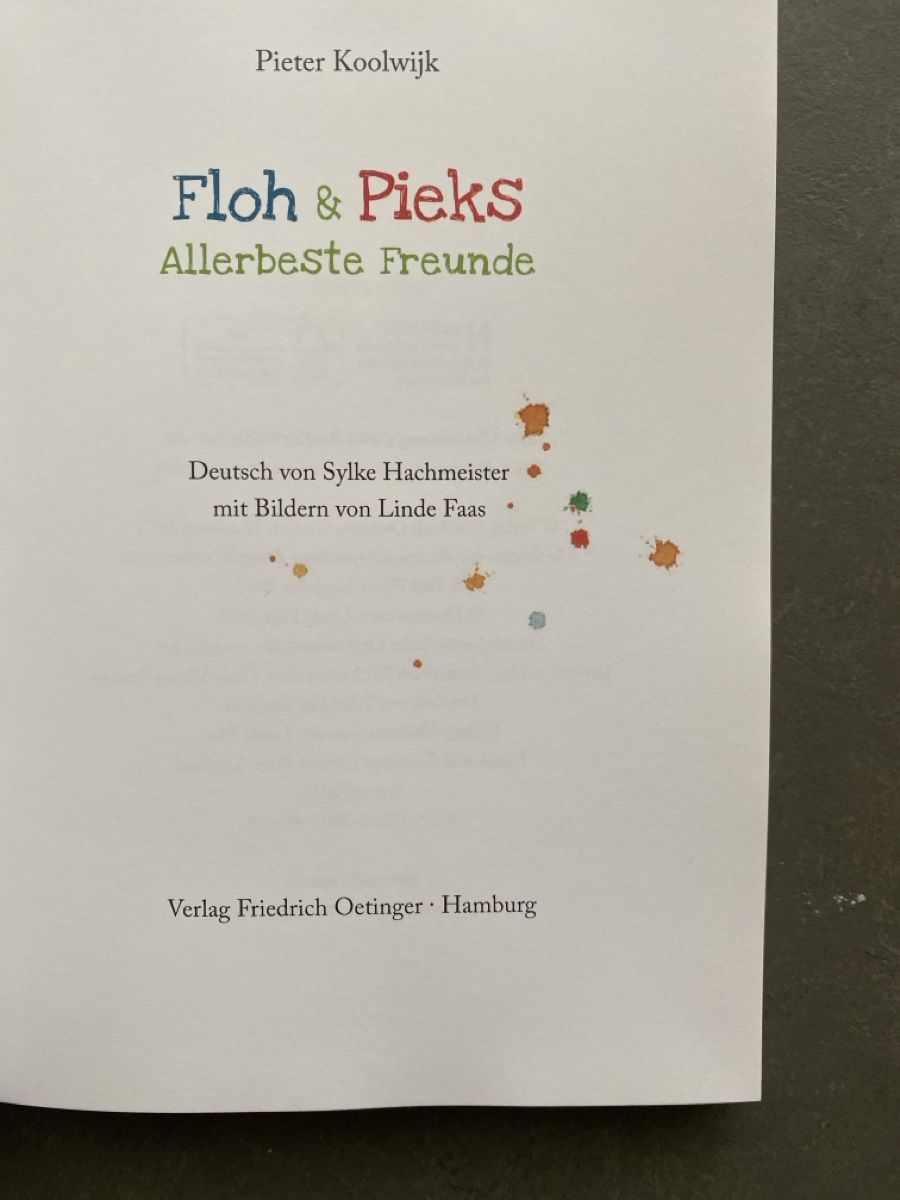 Livres: Floh & Pieks: Allerbeste Freunde - Kinderbuch – Neuf (Voir description) à Dallenwil par kavogt6 2