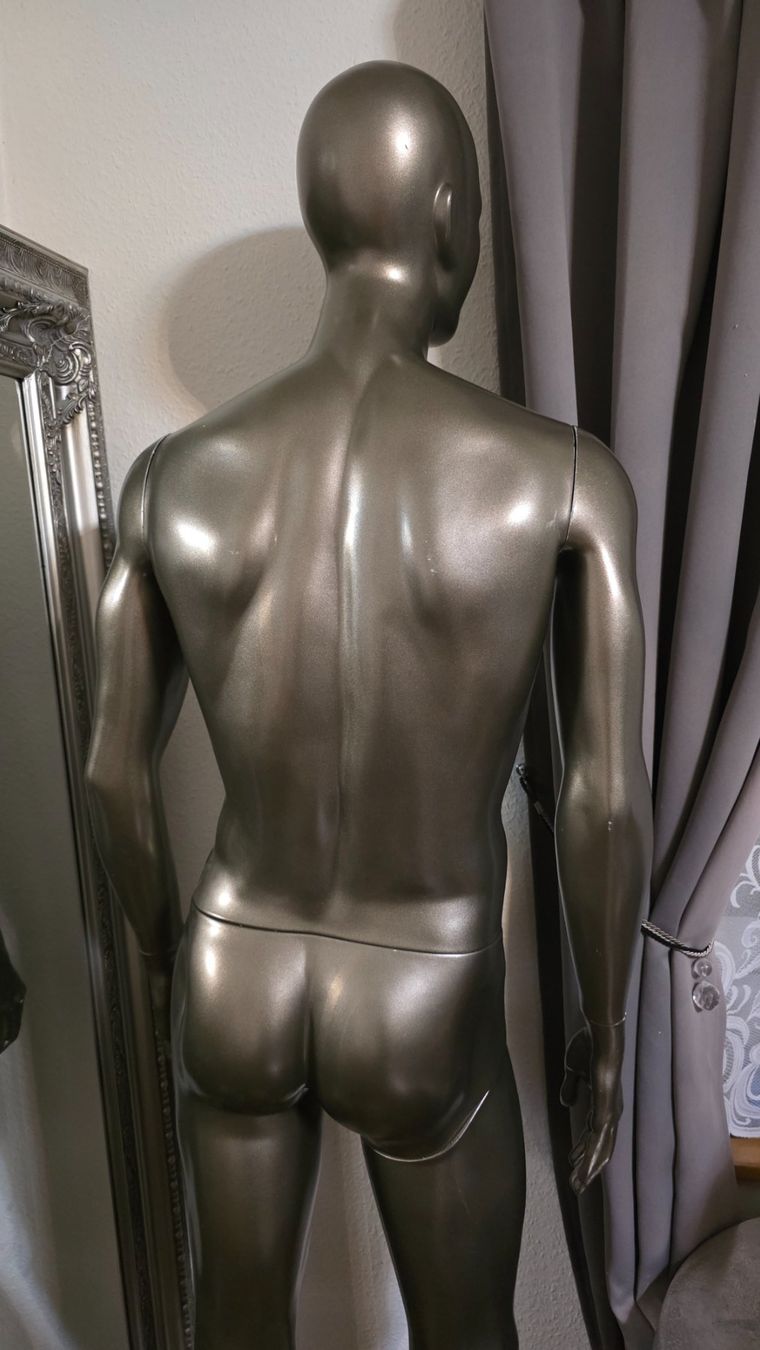 Allestimento di negozi e stand fieristici: Schaufensterpuppe / Mannequin Silber – Usato da Zürich venduto da sirstians000 5