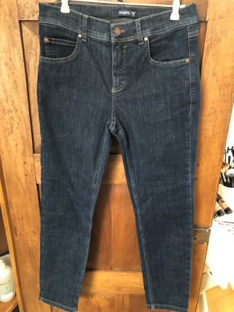 Damen Jeans Angels dunkelblau gebraucht guter Zustand