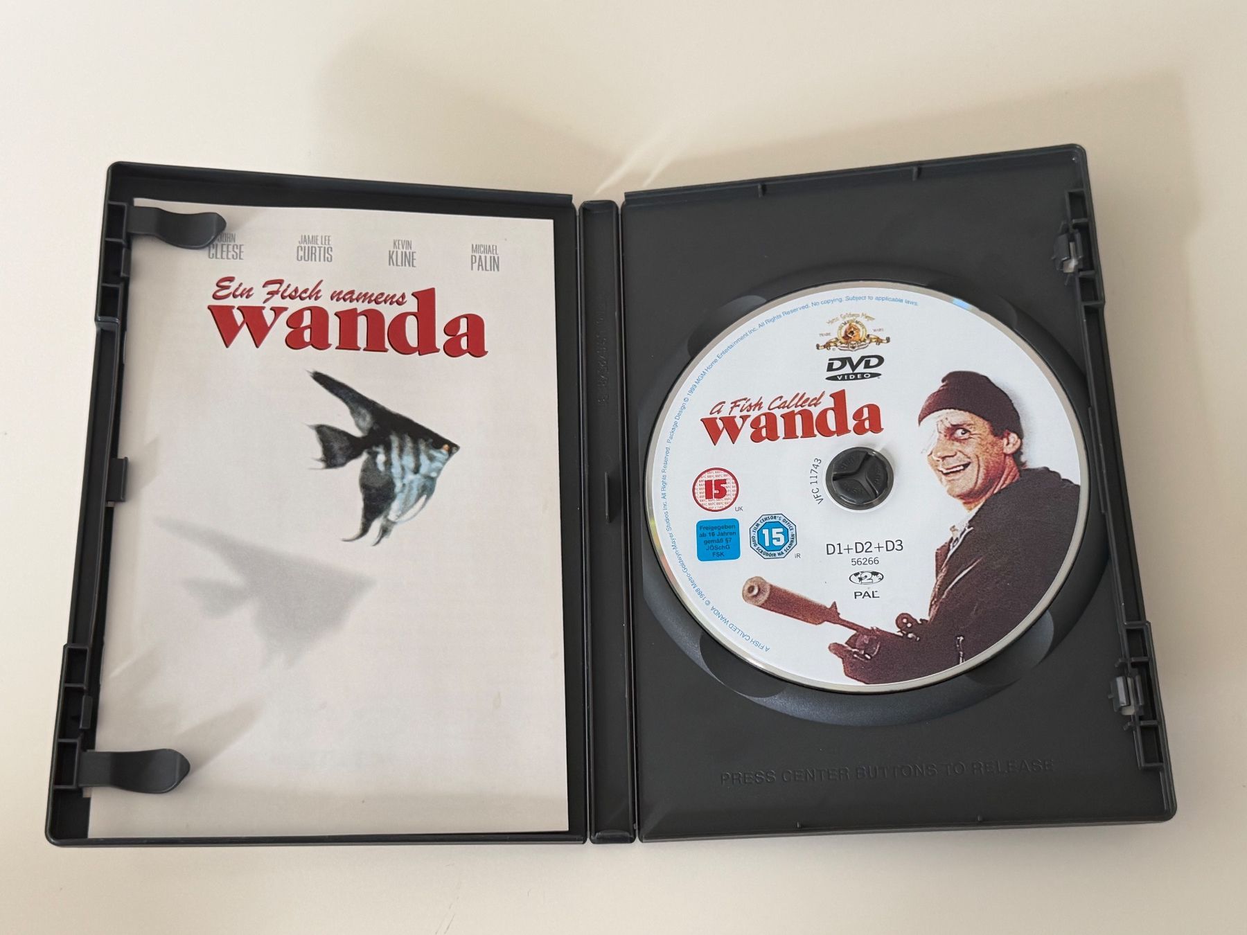 Tutti i DVDs: Ein Fisch namens Wanda DVD – Usato da Altstätten SG venduto da sheamus 2