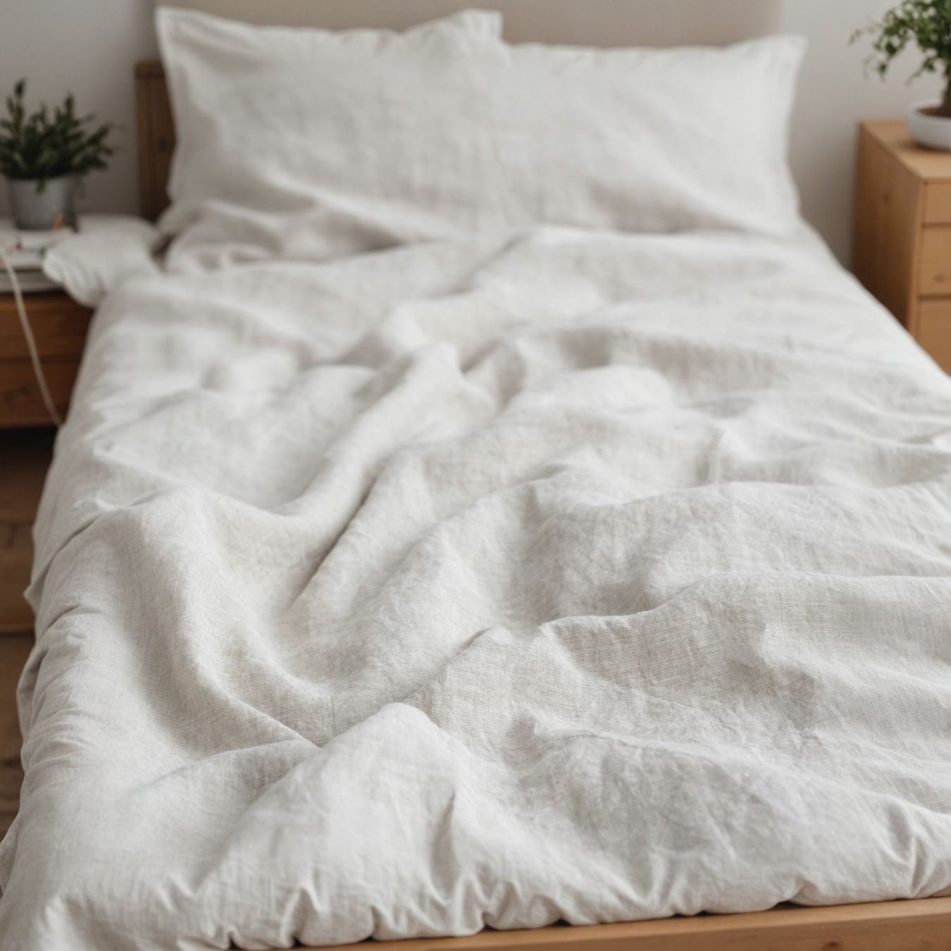 Biancheria da letto: Bettwäsche 100% Leinen Stonewashed  2-tlg Set Melange – Nuovo e nell'imballaggio originale da Fällanden venduto da jlt_nf28 1