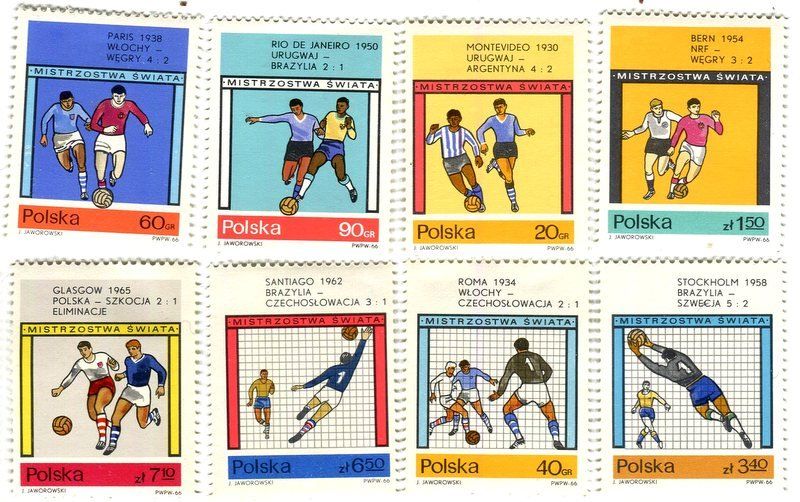 Tous les timbres: Briefmarken "Fussball". Polen – Neuf avec emballage d'origine à Basel par Butsch5