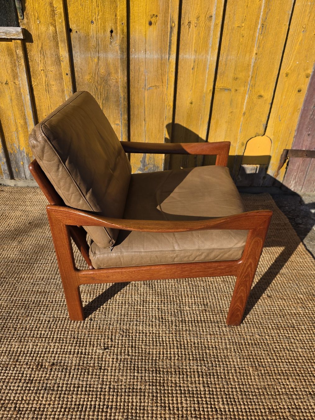 Sessel: Dänischer Teak Sessel von Illum Wikkelsø restauriert – Gebraucht aus Haslen AI von Vintagelix 4