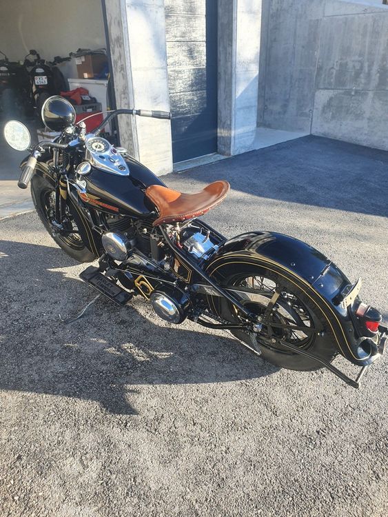 Harley Davidson Oldtimer Motorrad, Einzelstück! (Gebraucht) in
