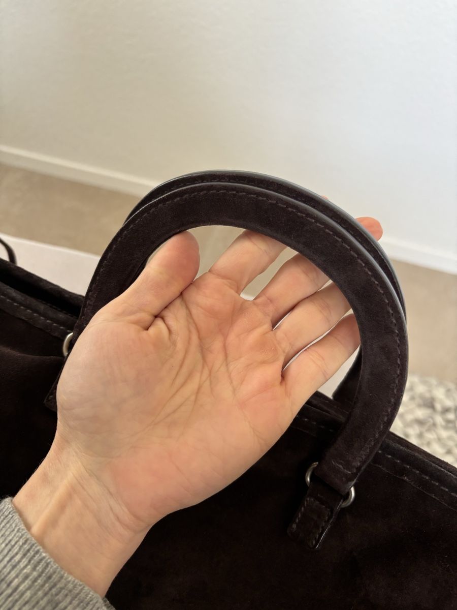 Prada Borse da donna: Originale Prada Suede Bag Wildleder in braun – Usato da Zürich venduto da car_9sdb 7
