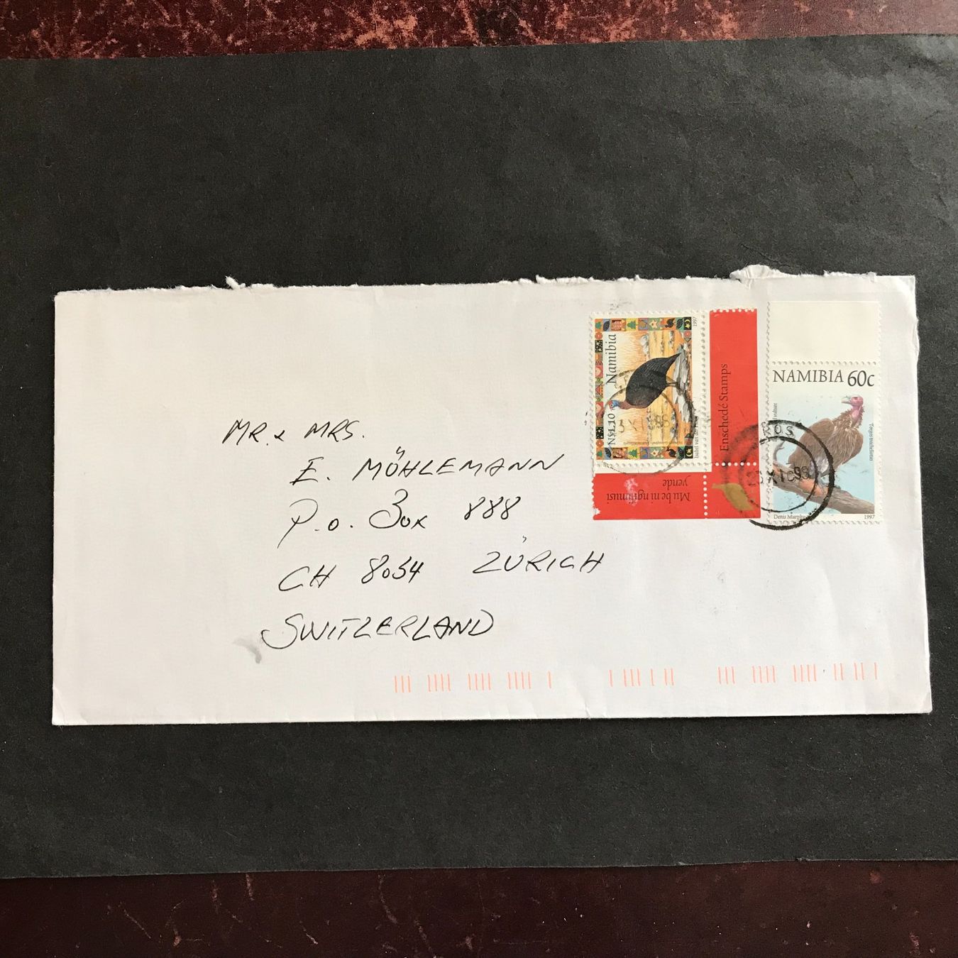 Alle Briefmarken: NAMIBIA, 6 Briefe – Gebraucht aus Uitikon Waldegg von Gooddeal05 4