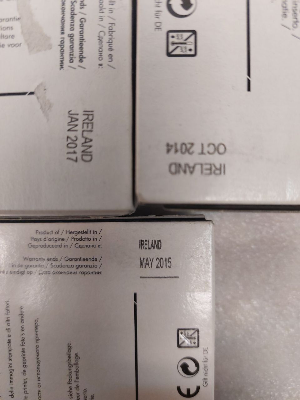 Hewlett Packard Cartucce per stampanti & toner: 3x HP Officejet 920XL ink cartridges – Nuovo e nell'imballaggio originale da Pambio Noranco venduto da Pol69 1
