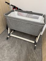 Beistellbett BabyGO grau guter Zustand gebraucht