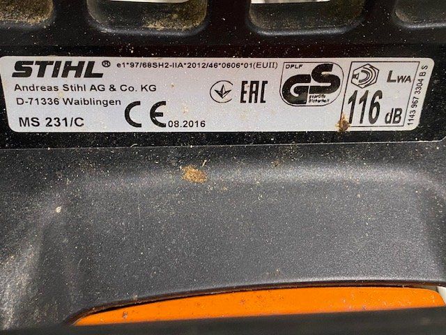 Stihl Seghe: Benzin-Motorsäge MS 231C – Usato da Niederhasli venduto da Tigerproduct 2