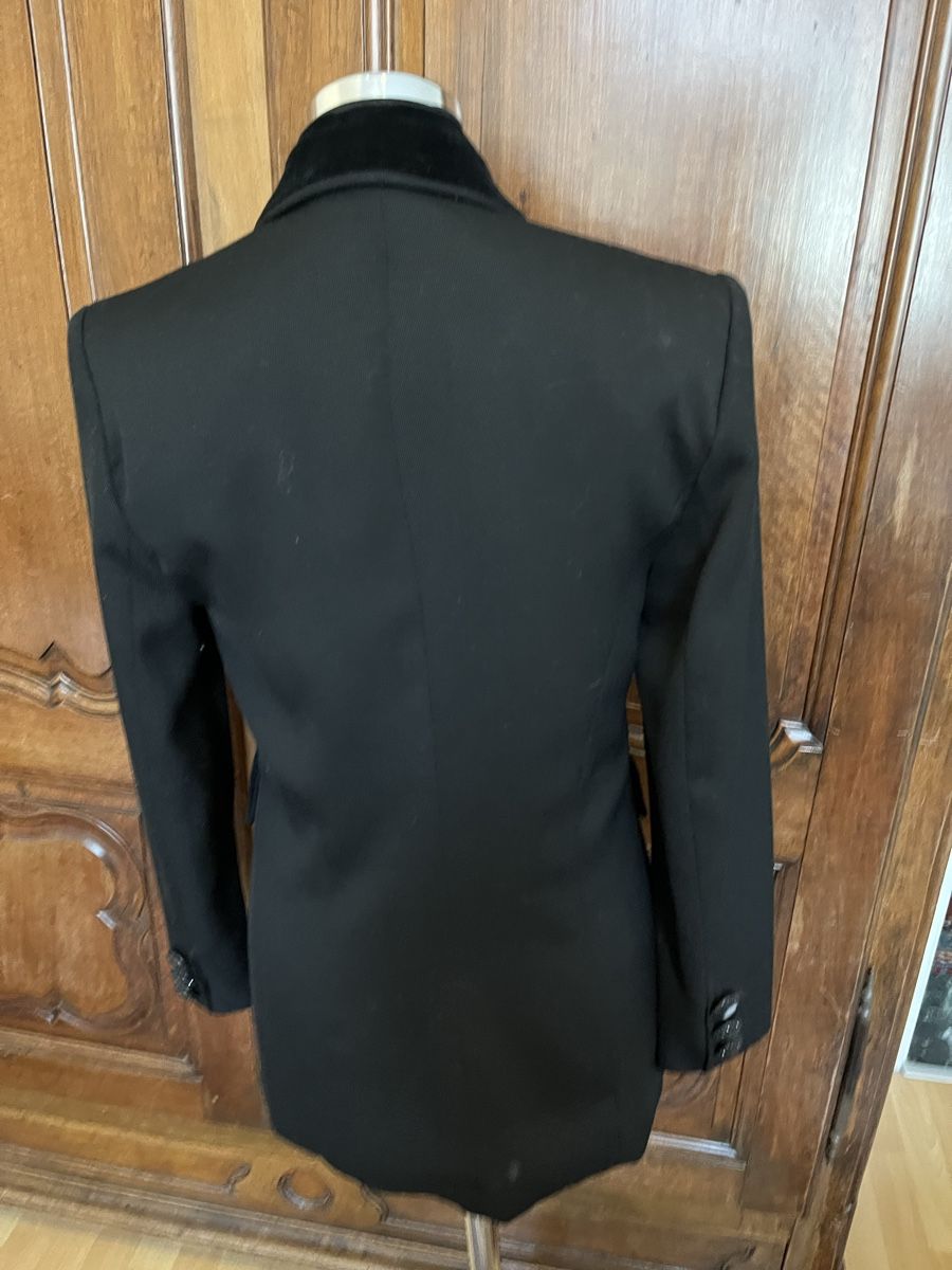 Giacche: Blazer schwarz mit Samt – Usato da Locarno venduto da cichita 1