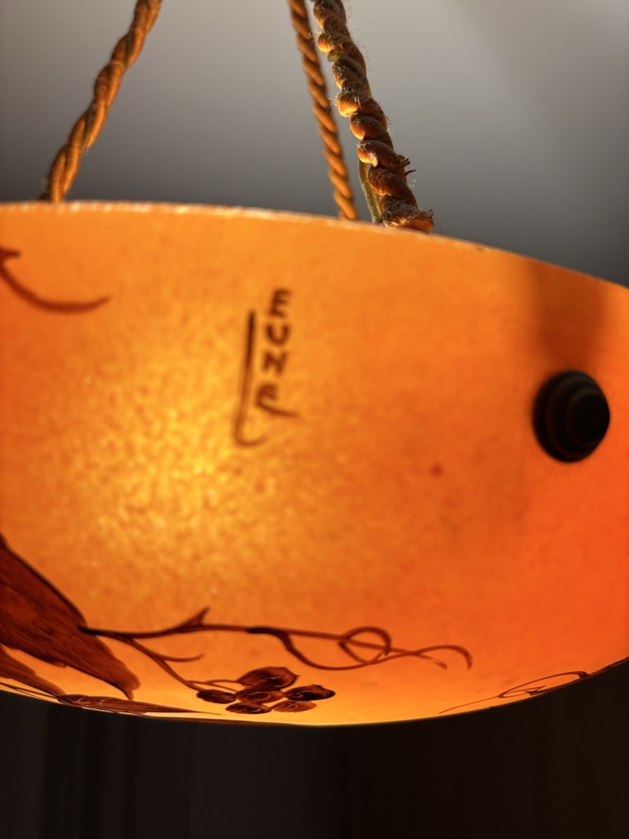 Lustres & lampes de plafonds: Lustre vasque Art Déco Leune – D'occasion à Cressier NE par Pfeutpfeut 3
