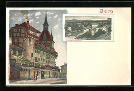Bern, Kirchenfeldbrücke, Käfigturm