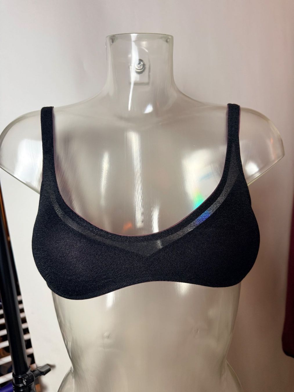 Sloggi Altra biancheria intima: SLOGGi, OXYGENE Infinite Soft Bra, Grösse XS, Farbe Schwarz – Nuovo e nell'imballaggio originale da Rudolfstetten venduto da gst_g7xl