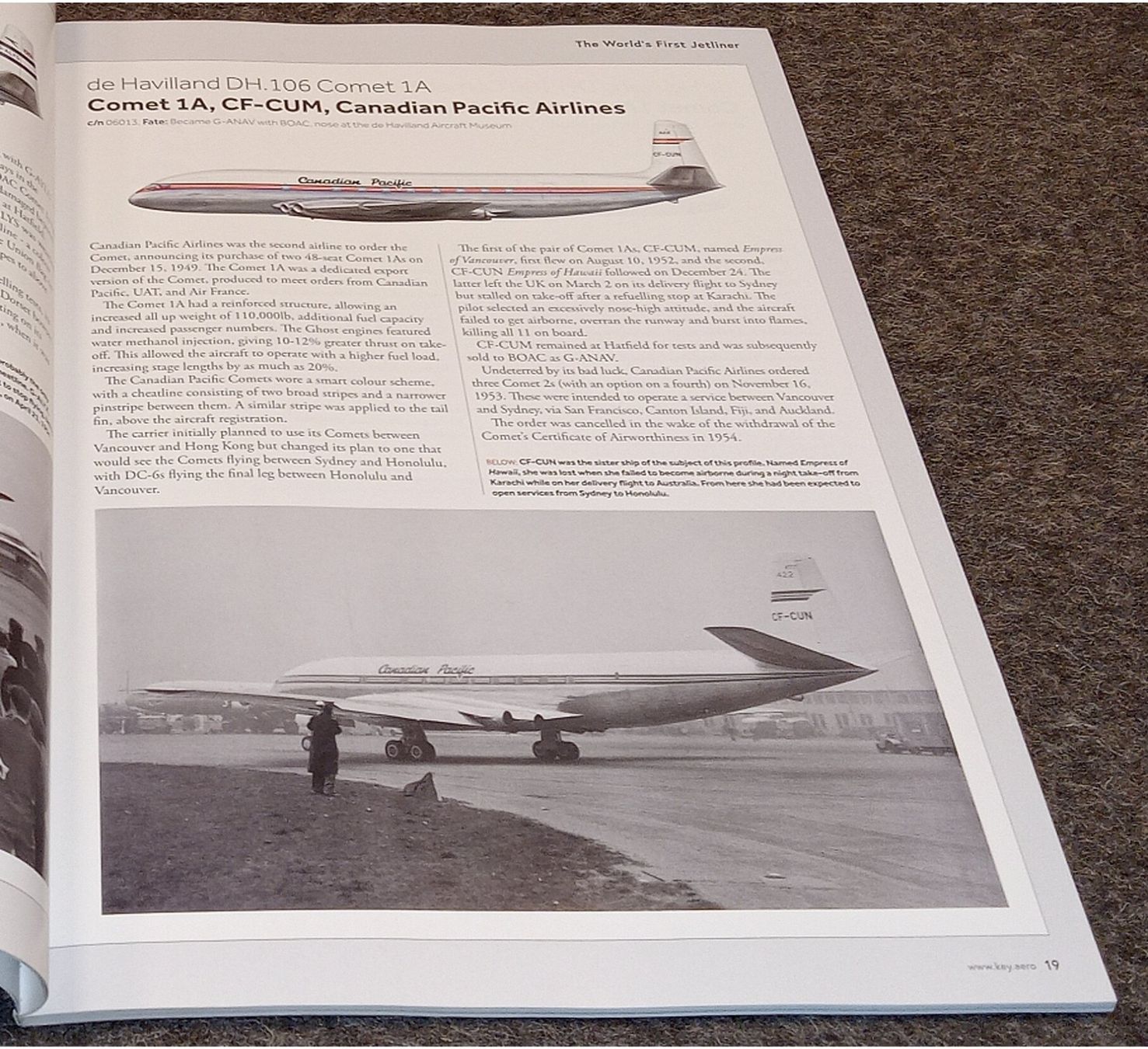 Riviste & Magazine: DE HAVILLAND COMET - The World's First Jetliner – Usato da Hätzingen venduto da memory-lane 2