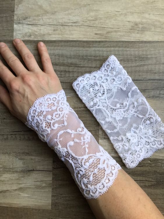 Spitzen Armstulpen 3 Paar - UV Schutz Ärmel Für Damen