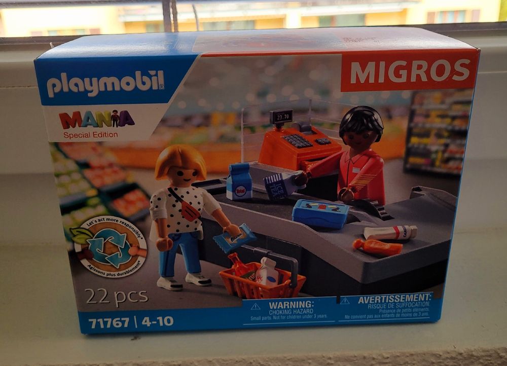 Playmobil Mania Migros Gemüsestand (Neuf avec emballage d'origine) à
