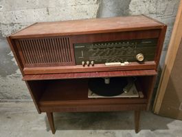 meuble radio tourne disque