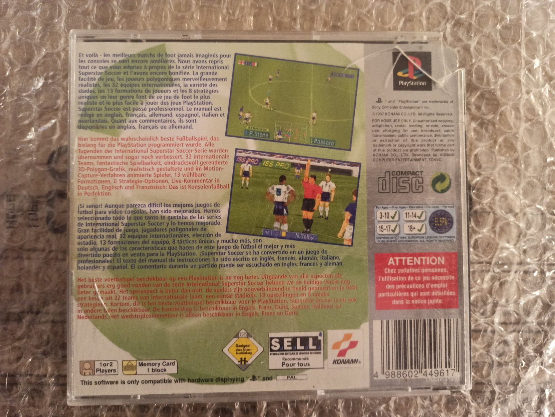 Giochi: International Superstar Soccer Pro PS1 – Usato da Oberweningen venduto da mar_87mx 1