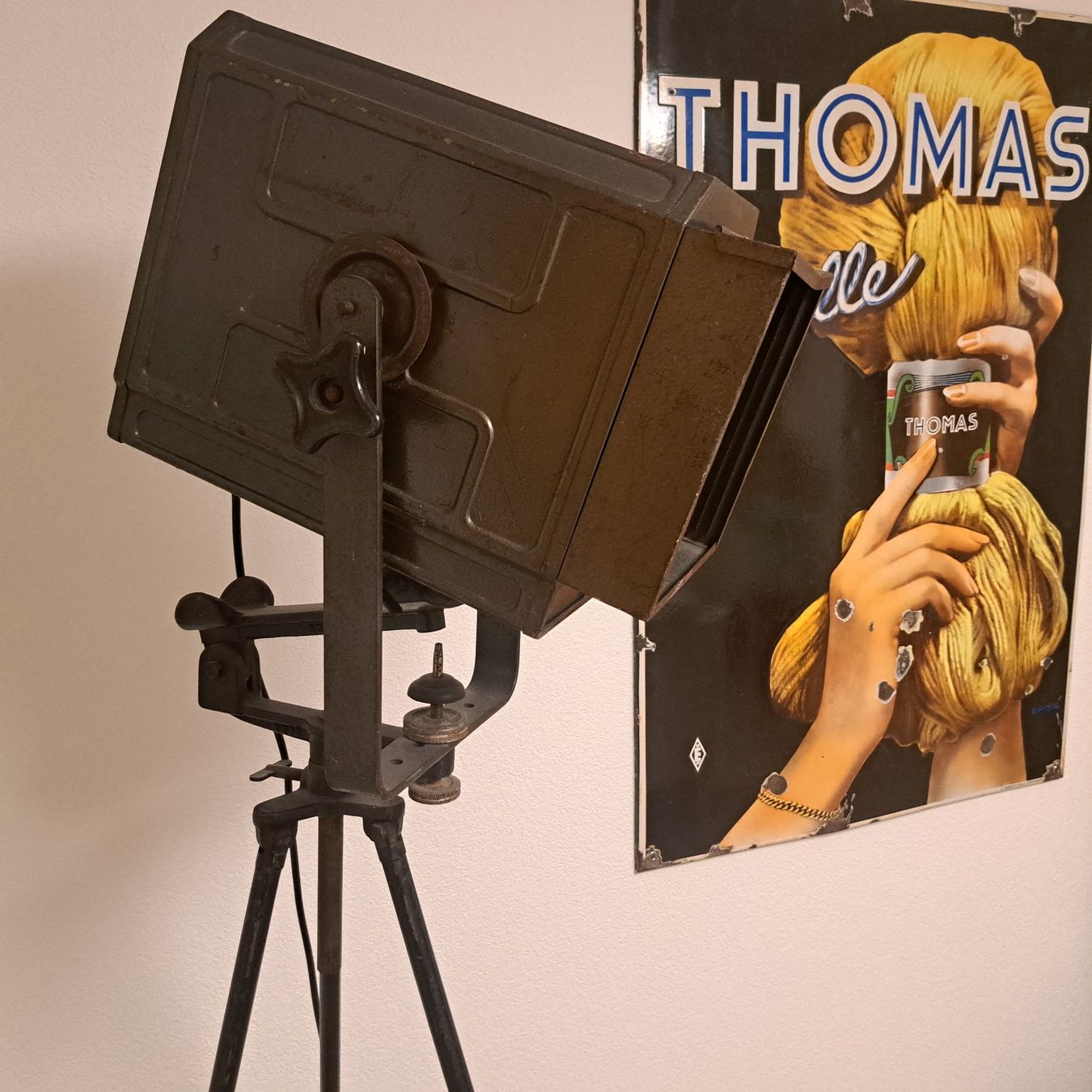 Lampade: Alter Scheinwerfer Theaterscheinwerfer Loft Industrie Lampe – Usato da Belp venduto da deal-now 4