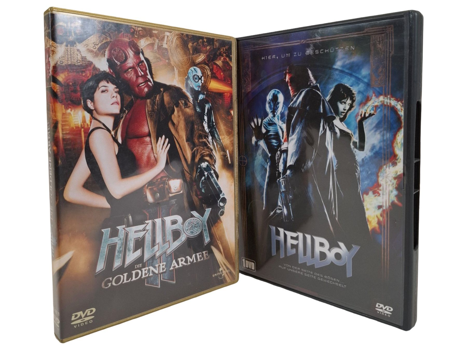 Tutti i DVDs: DVD Hellboy + Hellboy Die Goldene Armee 2er-Set – Usato da Wil SG venduto da Restwert_Wil 8