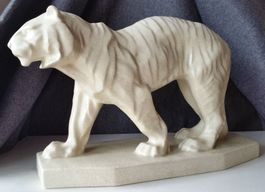 Tiger - Art déco, Keramik von Lejan - Orchies, 1930er-Jahre