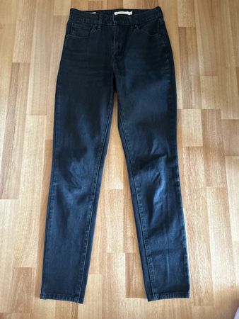 Levi's 721 High Rise Skinny Jeans, Schwarz, Gr. 26 