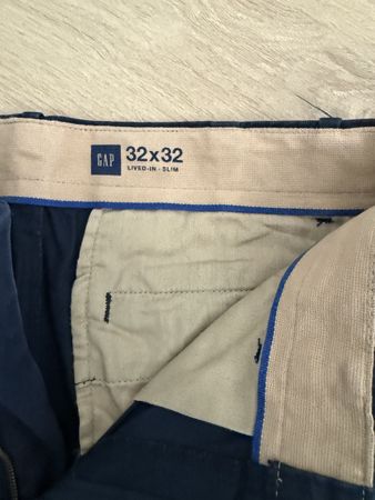 GAP Chino Hose Gr 32x32 Slim dunkelblau neuwertig