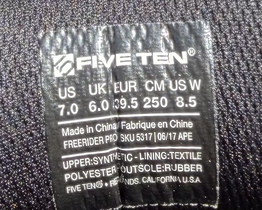 Five Ten Scarpe da uomo: Adidas Five Ten Freerider Pro Schuhe Grösse 39.5 – Usato da Kehrsatz venduto da tonisch 5