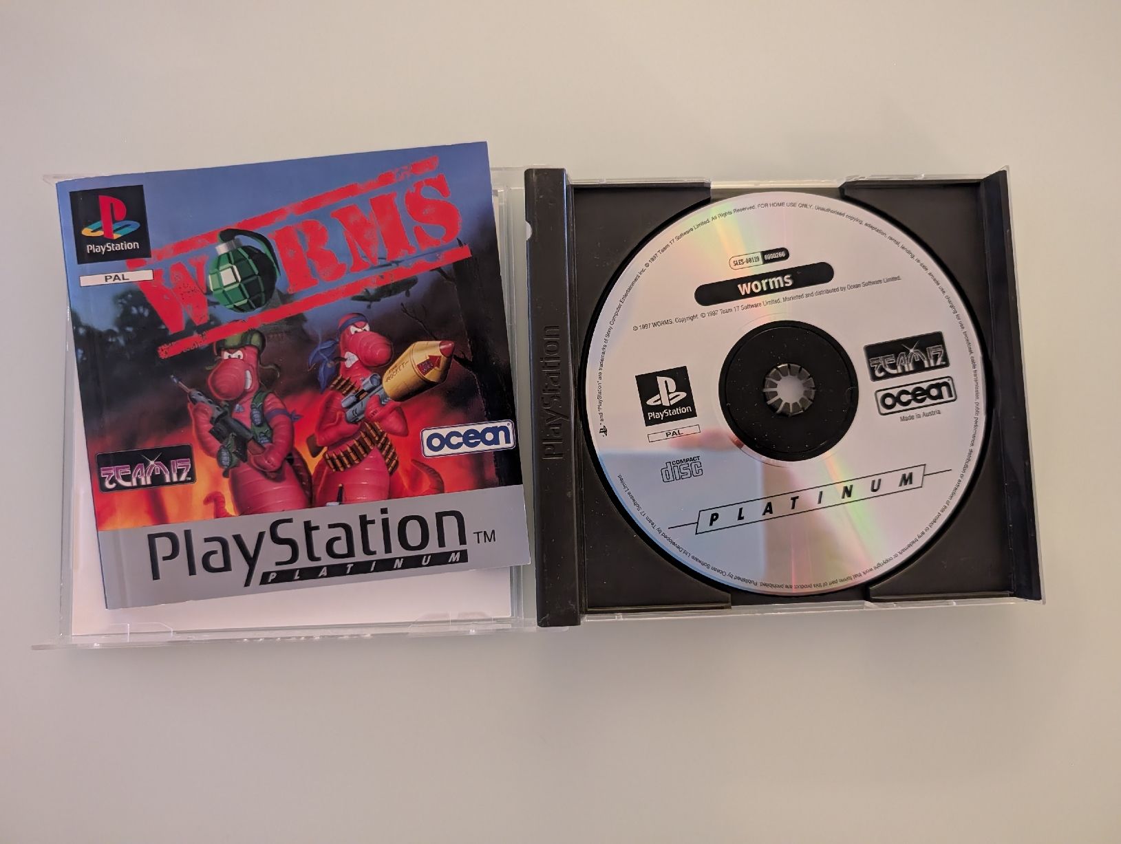 Sony Giochi: Worms Playstation 1 (PS1) – Usato da Winterthur venduto da sax8400