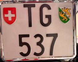 Motorrad Kennzeichen TG537