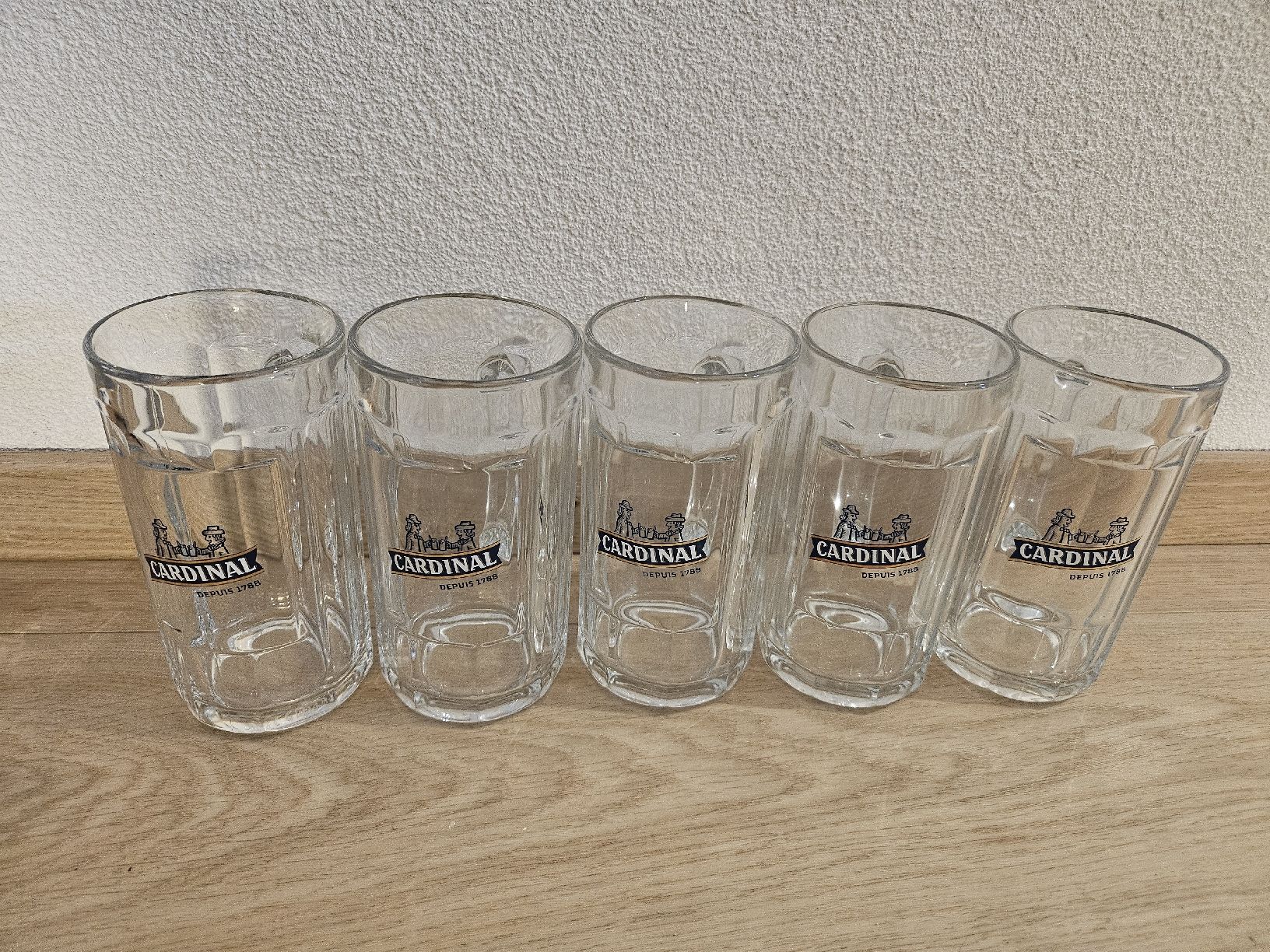 Cardinal Bicchieri: Cardinal, 5 verres à bière 0,5L – Usato da La Joux FR venduto da car_ck96