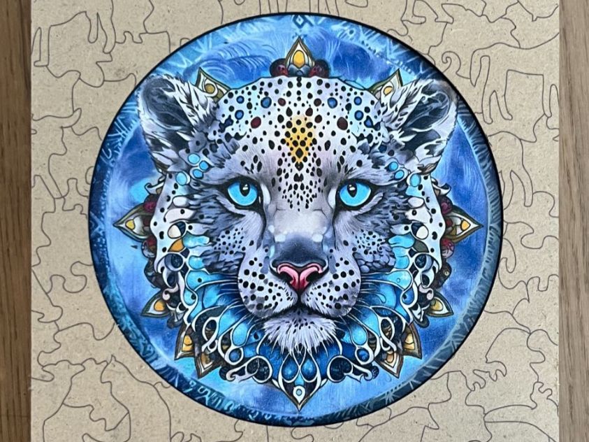 Puzzles: Schneeleopard Puzzle mit speziellen Formen – Neuf avec emballage d'origine à Effretikon par aileeke 1