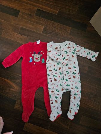Schlafanzüge Weihnachten 80 (9-12m)
