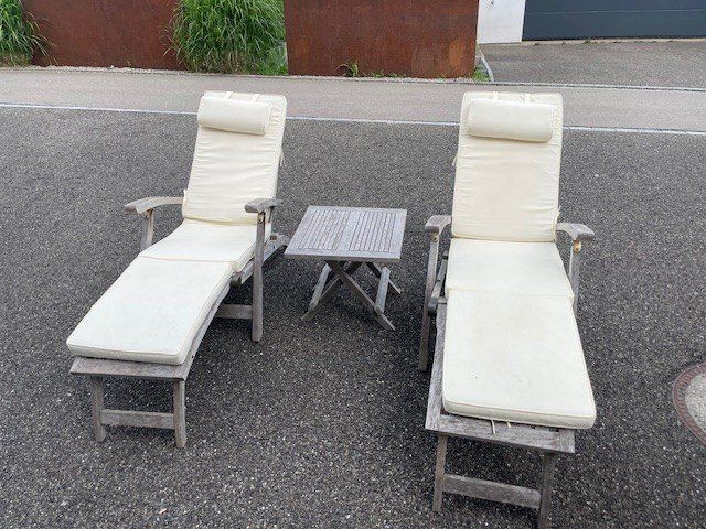 Sedie a sdraio: Teak Liegestuhl, Deckchair – Usato da Niederbüren venduto da 2607marcel