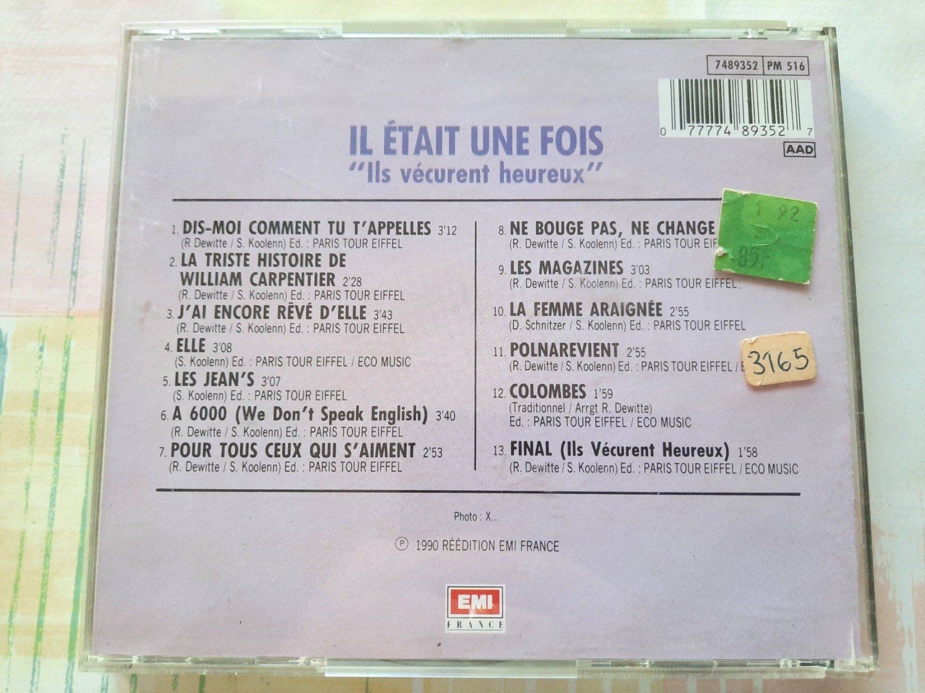 CD: CD Il était une fois - Ils vécurent heureux – Usato da Pully venduto da bro_n52j 1
