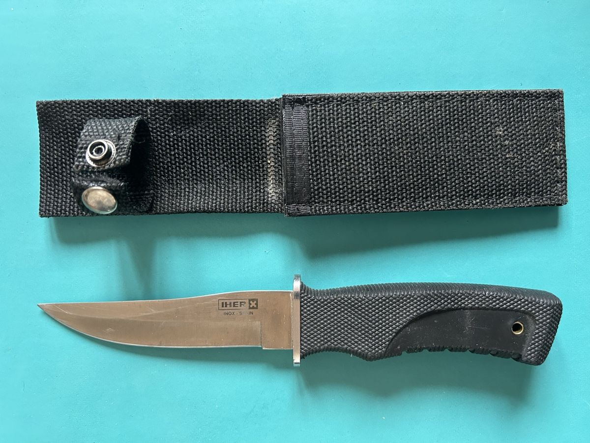 Accessori: IHER Jagdmesser mit Gürteltasche – Usato da Himmelried venduto da ras_pjf2 1