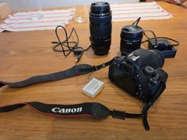 Canon EOS 700D Kit insgesamt 3 Objektiven, guter Zustand!