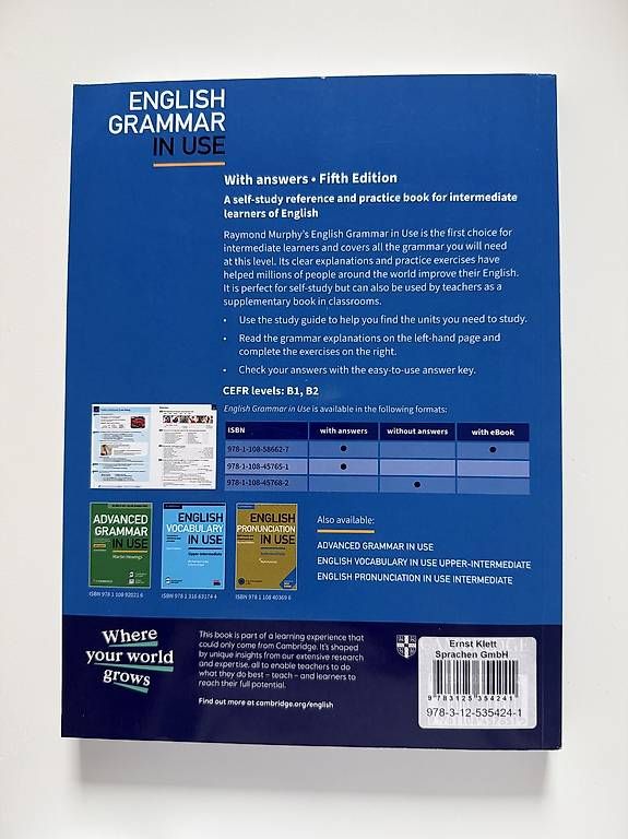 Libri: English grammar in use fifth edition – Usato da Bäretswil venduto da wet_f585 1